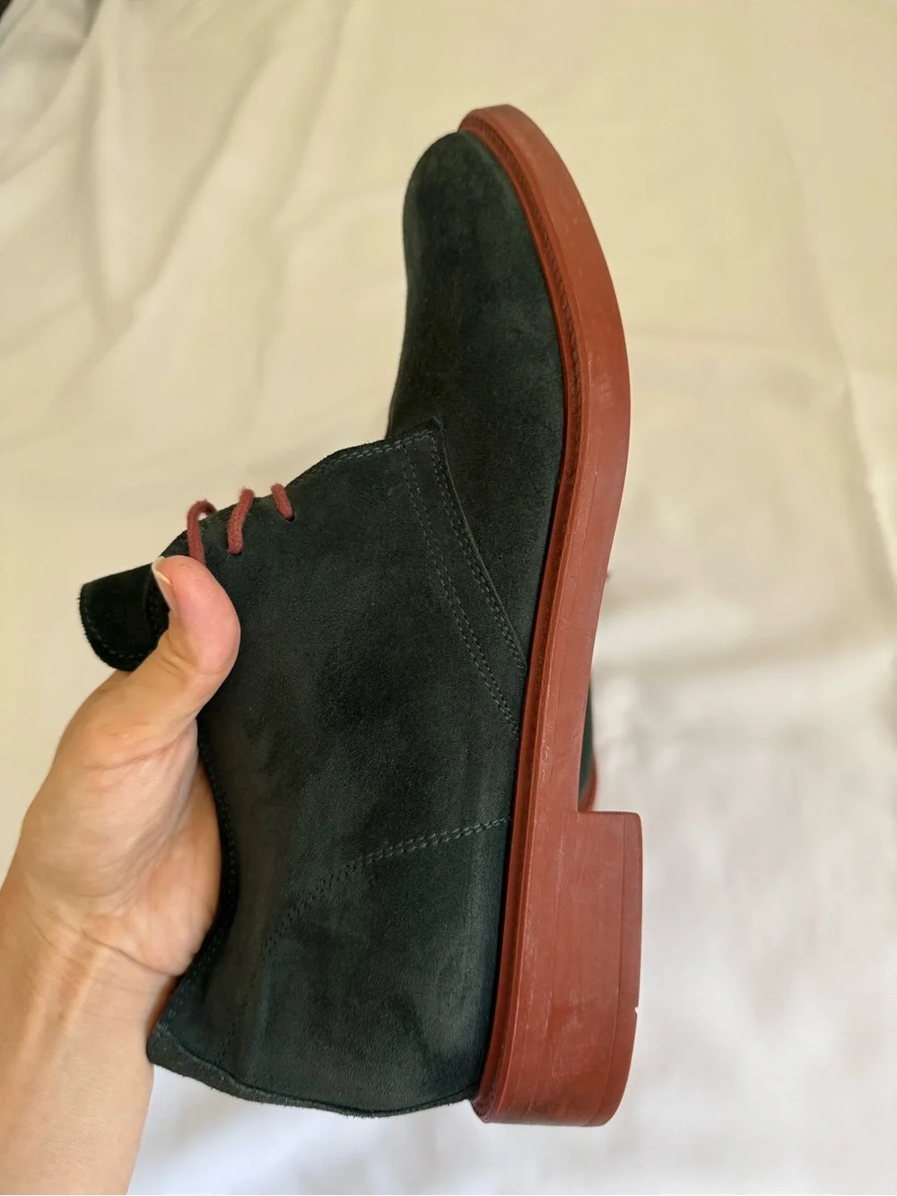 To Boot New York Adam Derrick Collins U850G Blue Suede Lace Shoes Men's Size 12